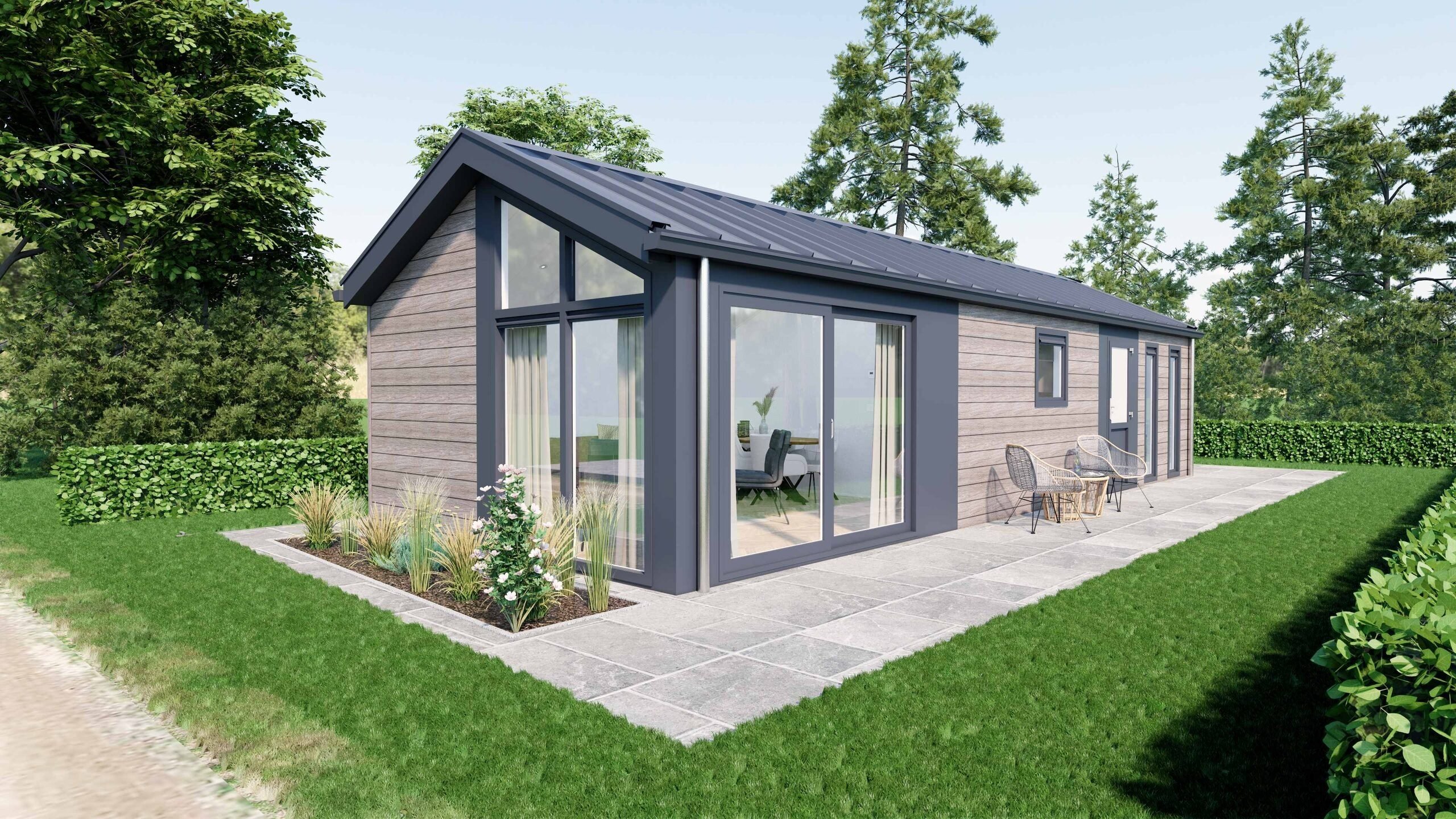 Chalet totaal meerpaal 4p strandloper 2 h