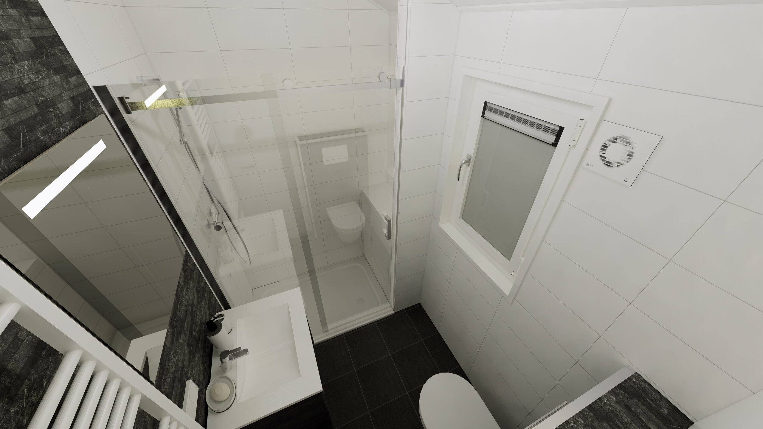 Charleston a strandloper badkamer h