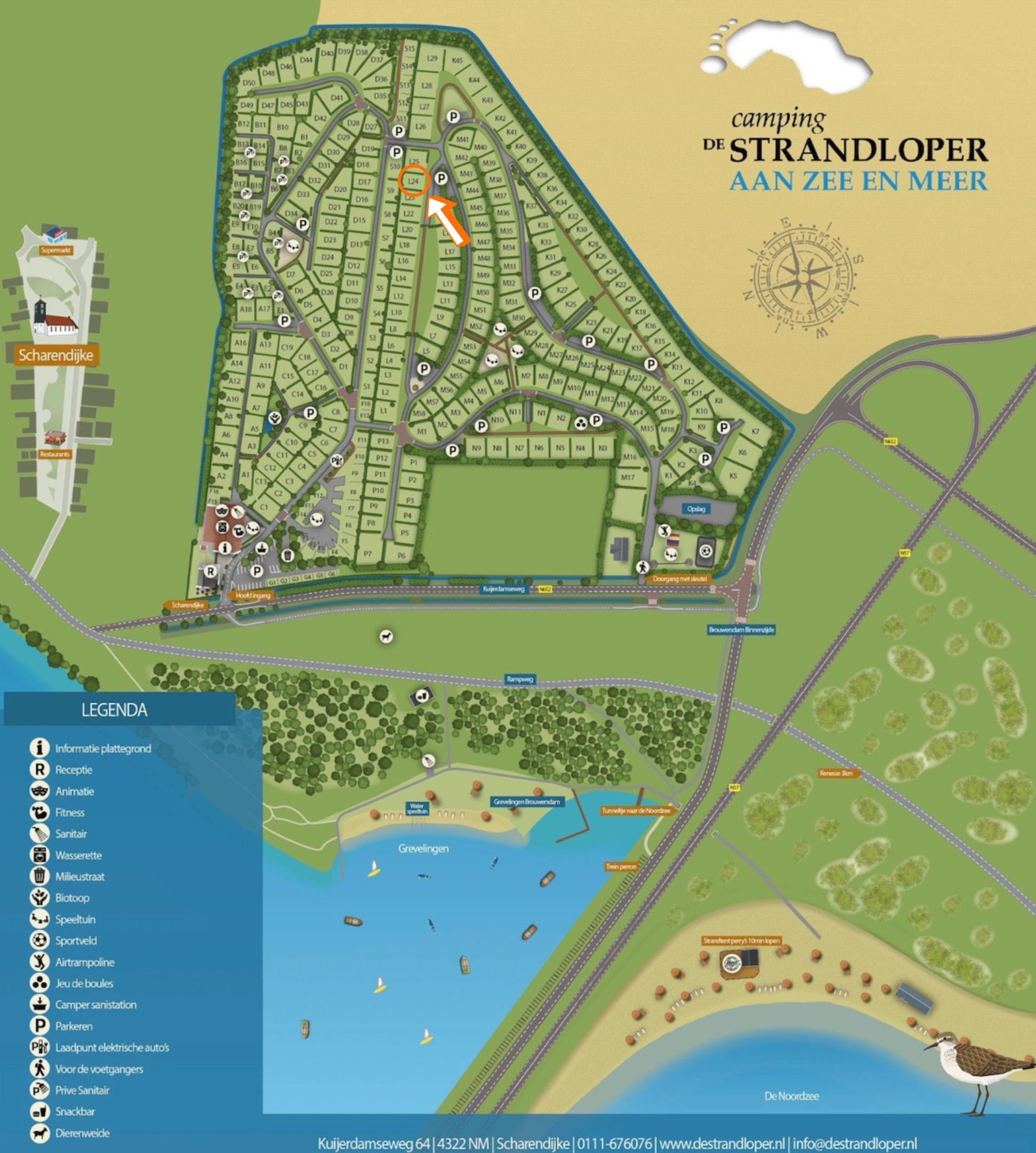 Strandloper l24 plattegrond